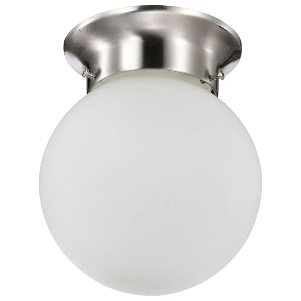 1 LIGHT 6" BALL CEILING