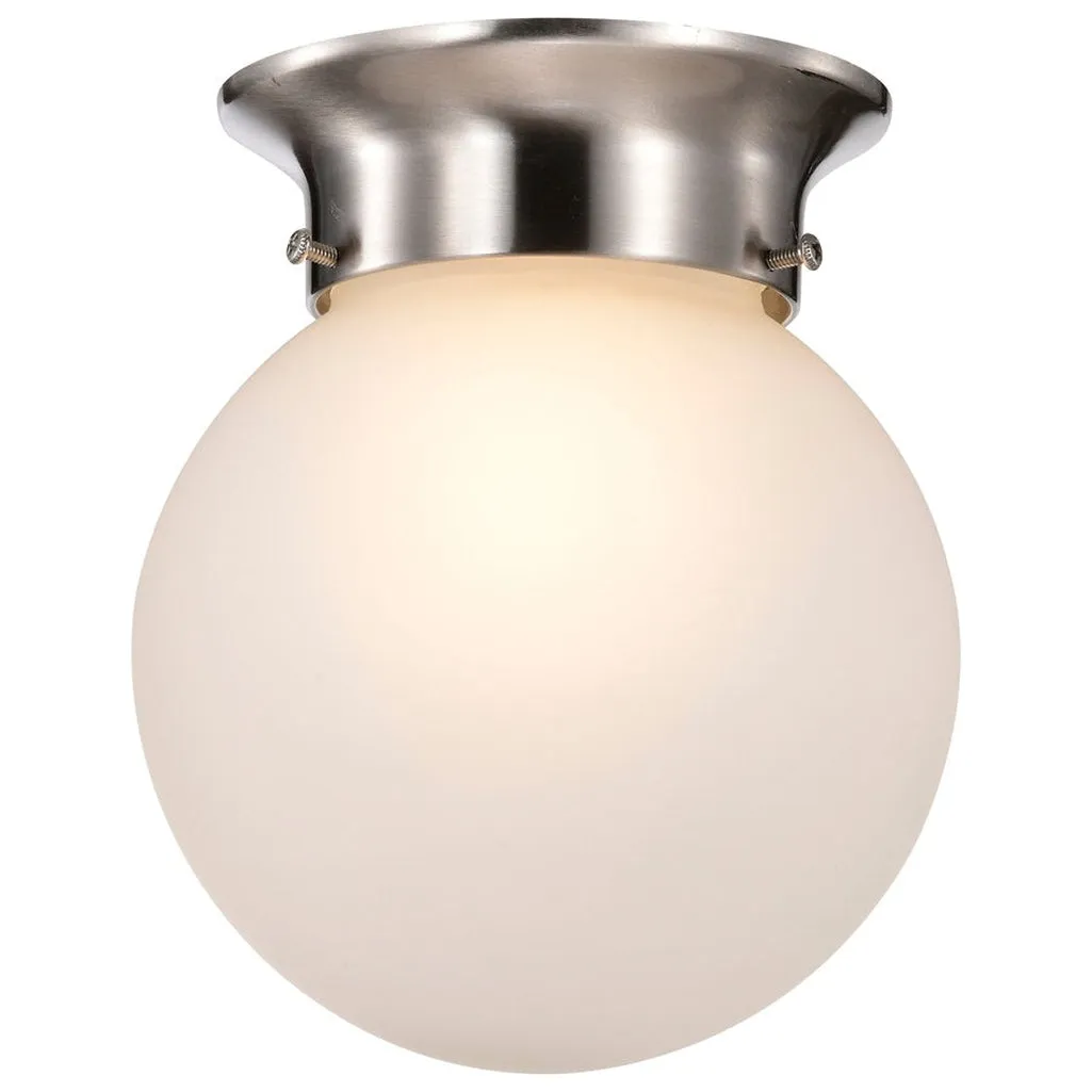 1 LIGHT 6" BALL CEILING