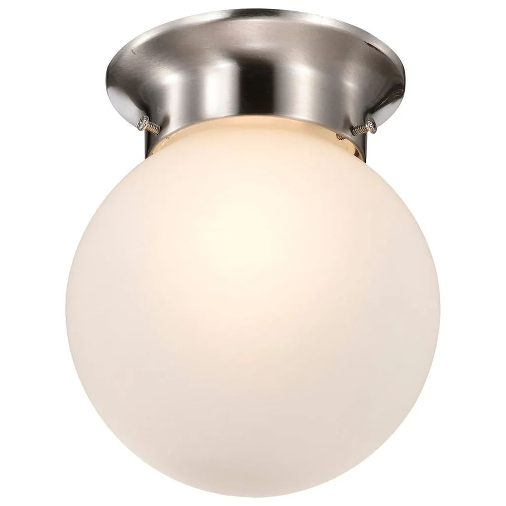 1 LIGHT 6" BALL CEILING