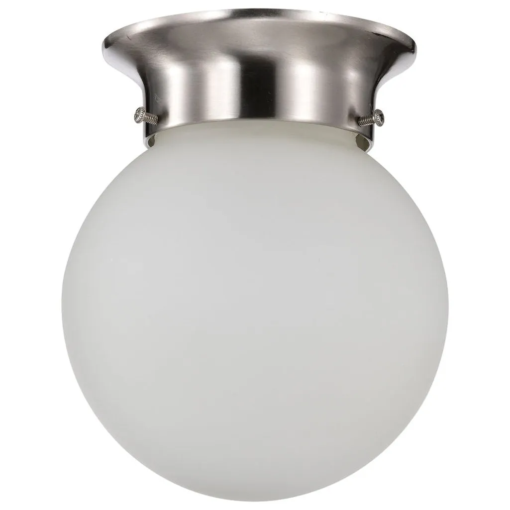 1 LIGHT 6" BALL CEILING