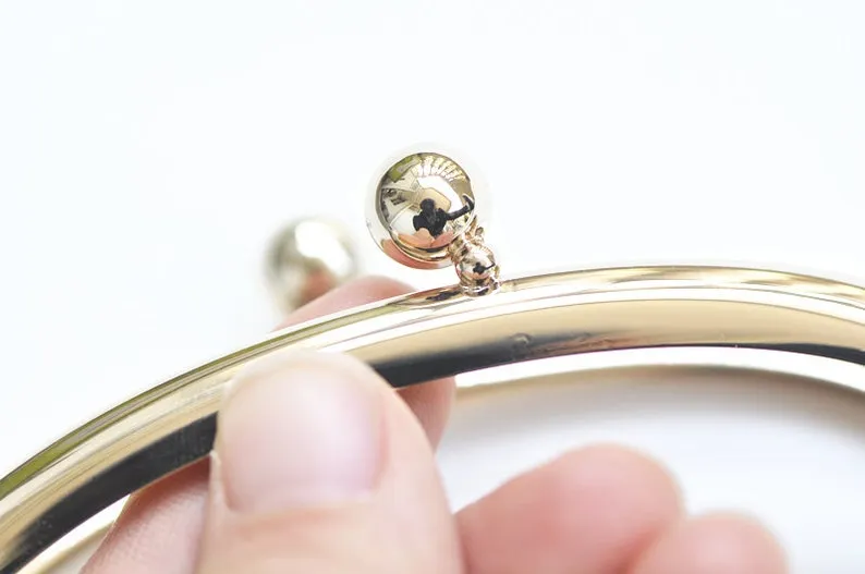 1 PC Gold Purse Frame Bag Hanger 10.5cm x 4.5cm
