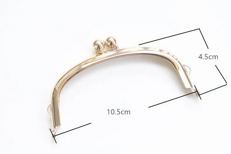 1 PC Gold Purse Frame Bag Hanger 10.5cm x 4.5cm