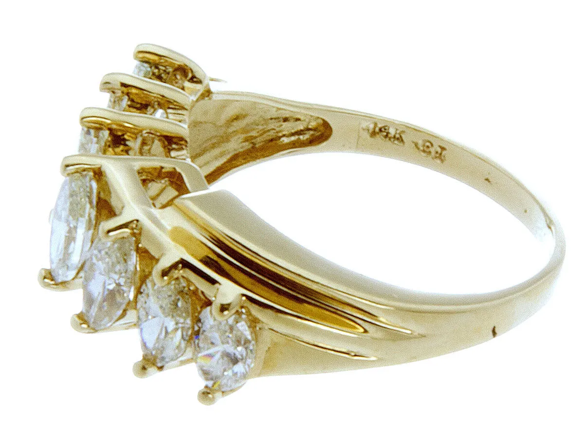 1.00ct Marquise Diamond Anniversary Band