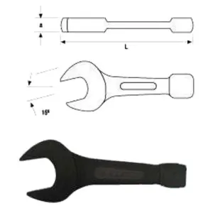 2 inch Flat Open End Striking Wrench