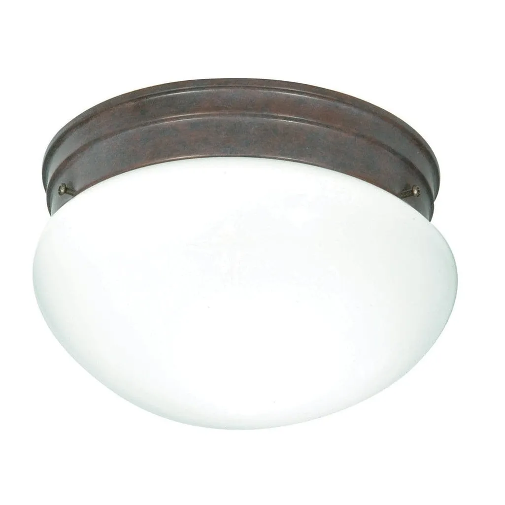 2 LIGHT 10" MUSHROOM FLUSH