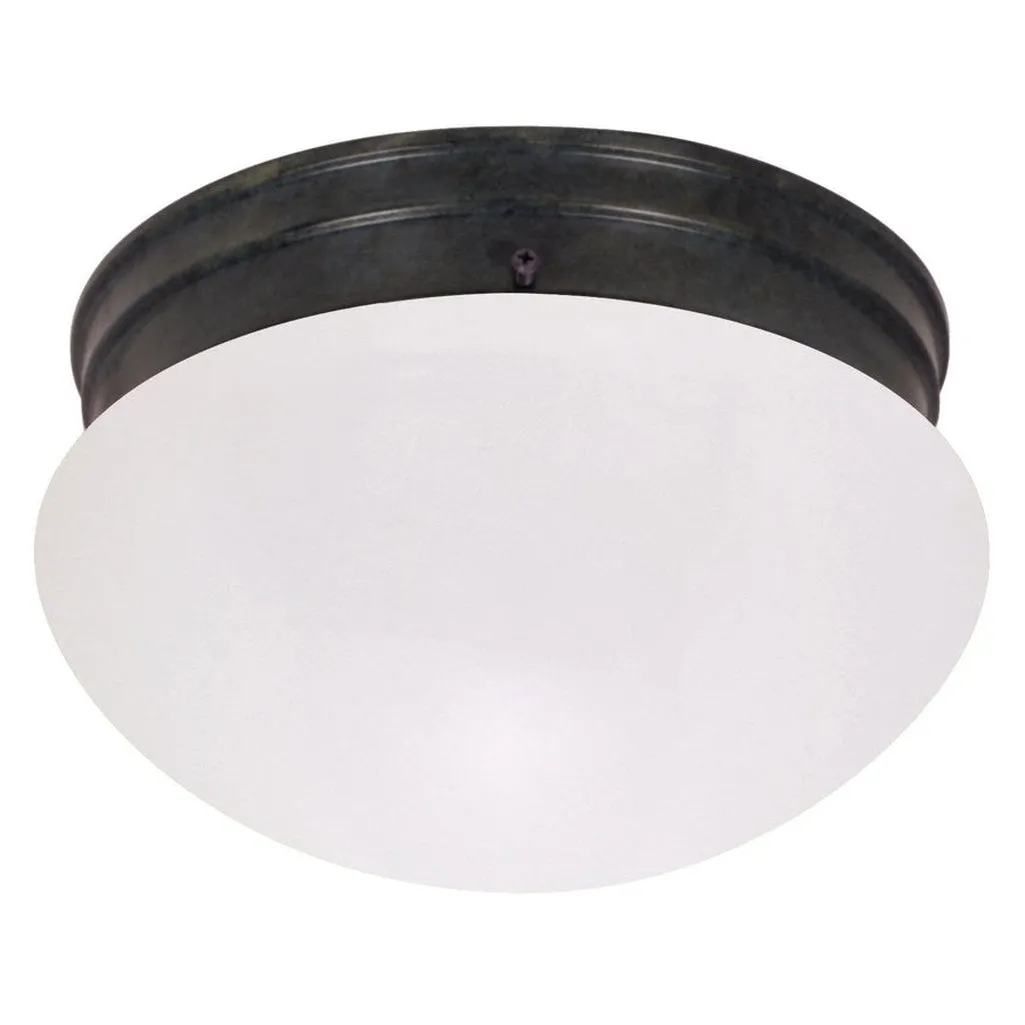 2 LIGHT 10" MUSHROOM FLUSH