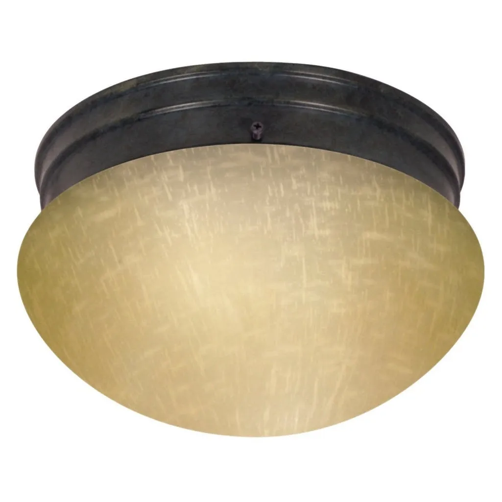 2 LIGHT 10" MUSHROOM FLUSH