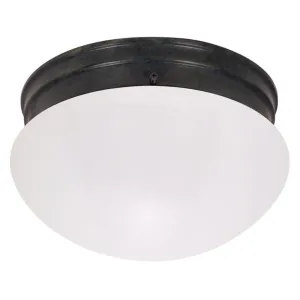 2 LIGHT 10" MUSHROOM FLUSH