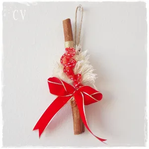 2019 - Red Velvet Cinnamon Stick Ornament