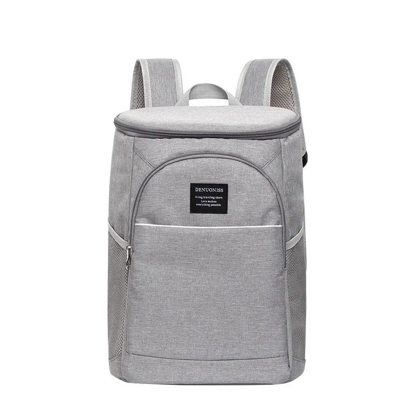 (20L) Picnic Thermo Backpack Cooler Bag Insulated Backpack - Gray