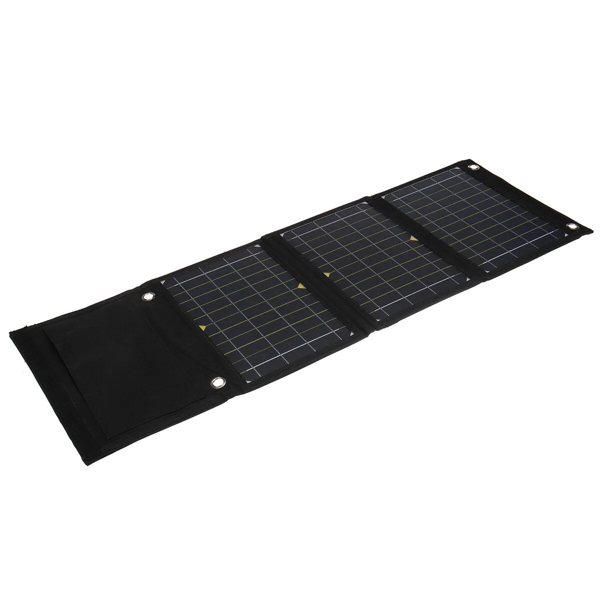 21W Portable Solar Panel Bag Mini Folding Waterproof Pack for Car Camping Mobile Phone