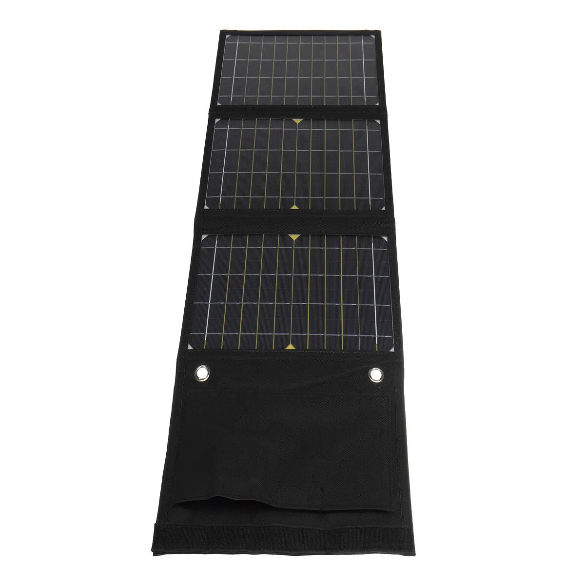 21W Portable Solar Panel Bag Mini Folding Waterproof Pack for Car Camping Mobile Phone