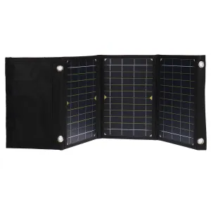 21W Portable Solar Panel Bag Mini Folding Waterproof Pack for Car Camping Mobile Phone