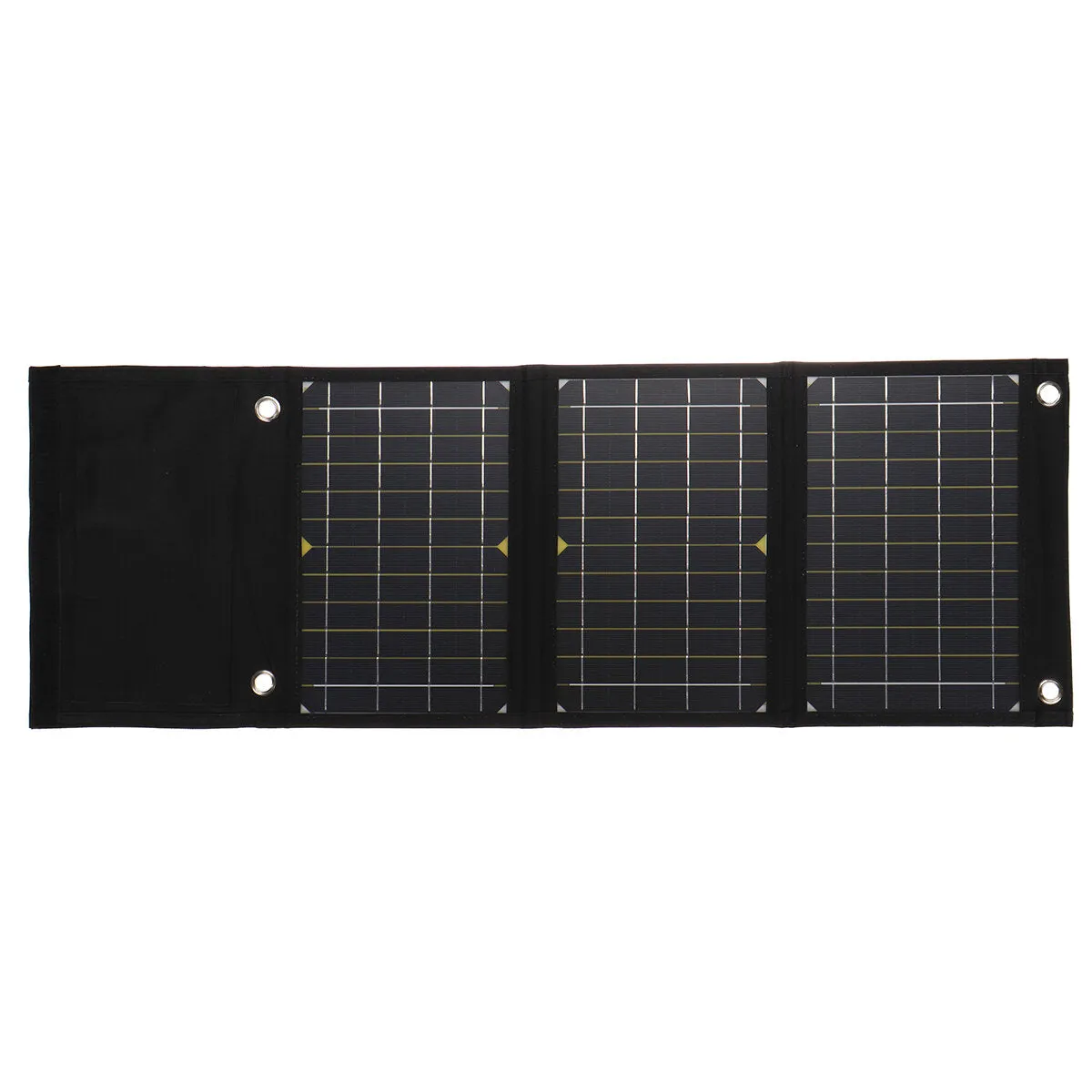 21W Portable Solar Panel Bag Mini Folding Waterproof Pack for Car Camping Mobile Phone