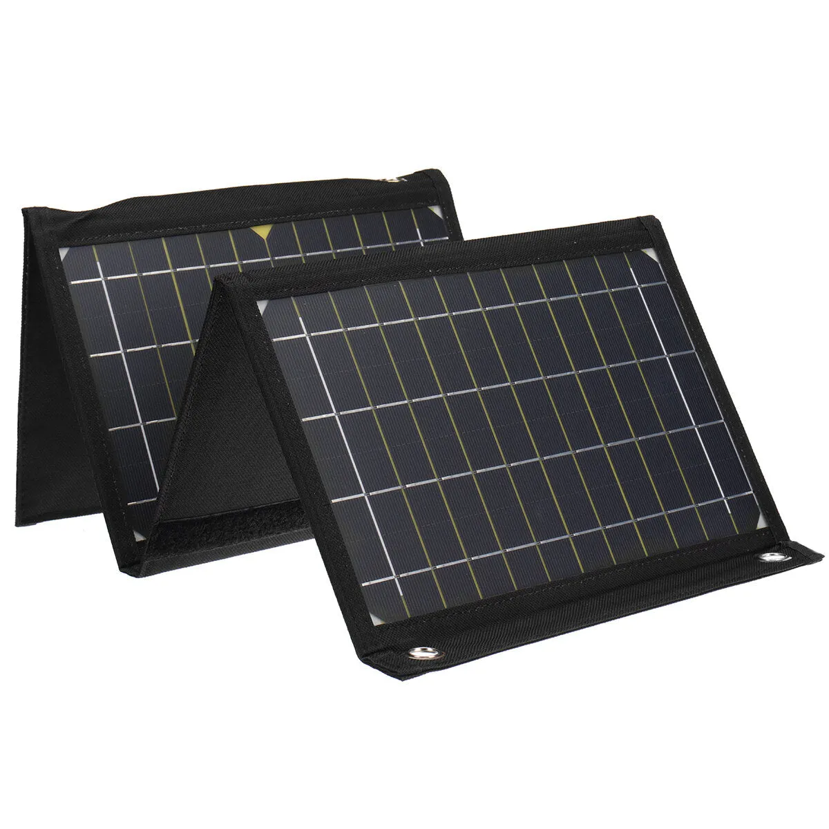 21W Portable Solar Panel Bag Mini Folding Waterproof Pack for Car Camping Mobile Phone