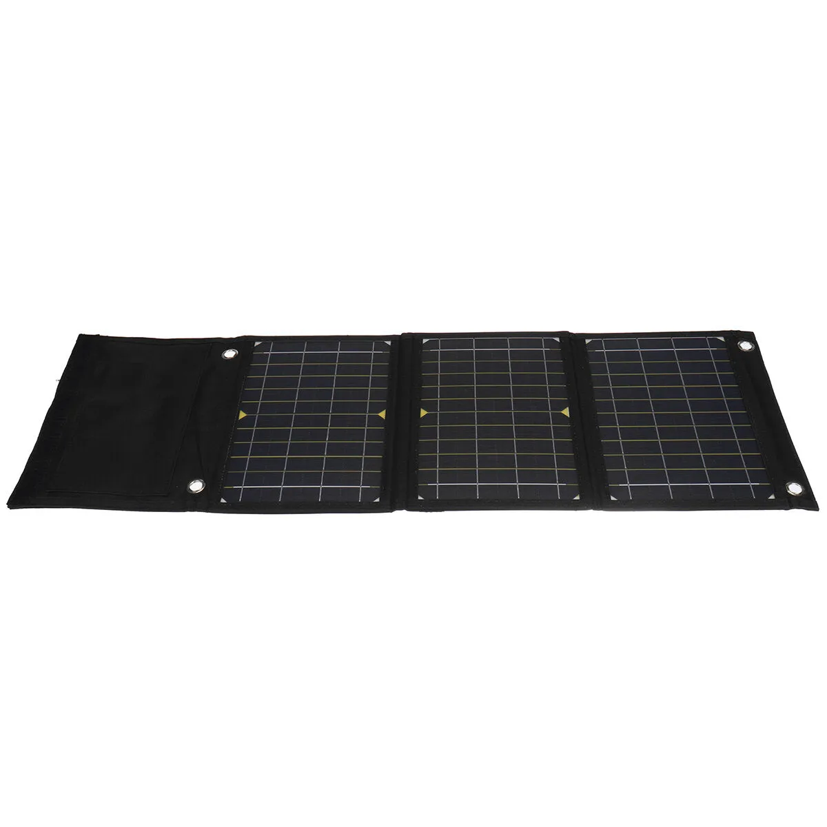21W Portable Solar Panel Bag Mini Folding Waterproof Pack for Car Camping Mobile Phone