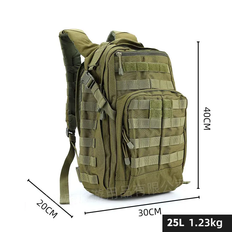 25L Tactical Camouflage Hiking Backpack, Outdoor Camping Travel Rucksack