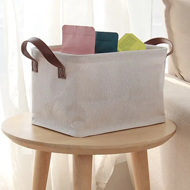 37.5X26X21Cm Multi-Functional Foldable Storage Basket