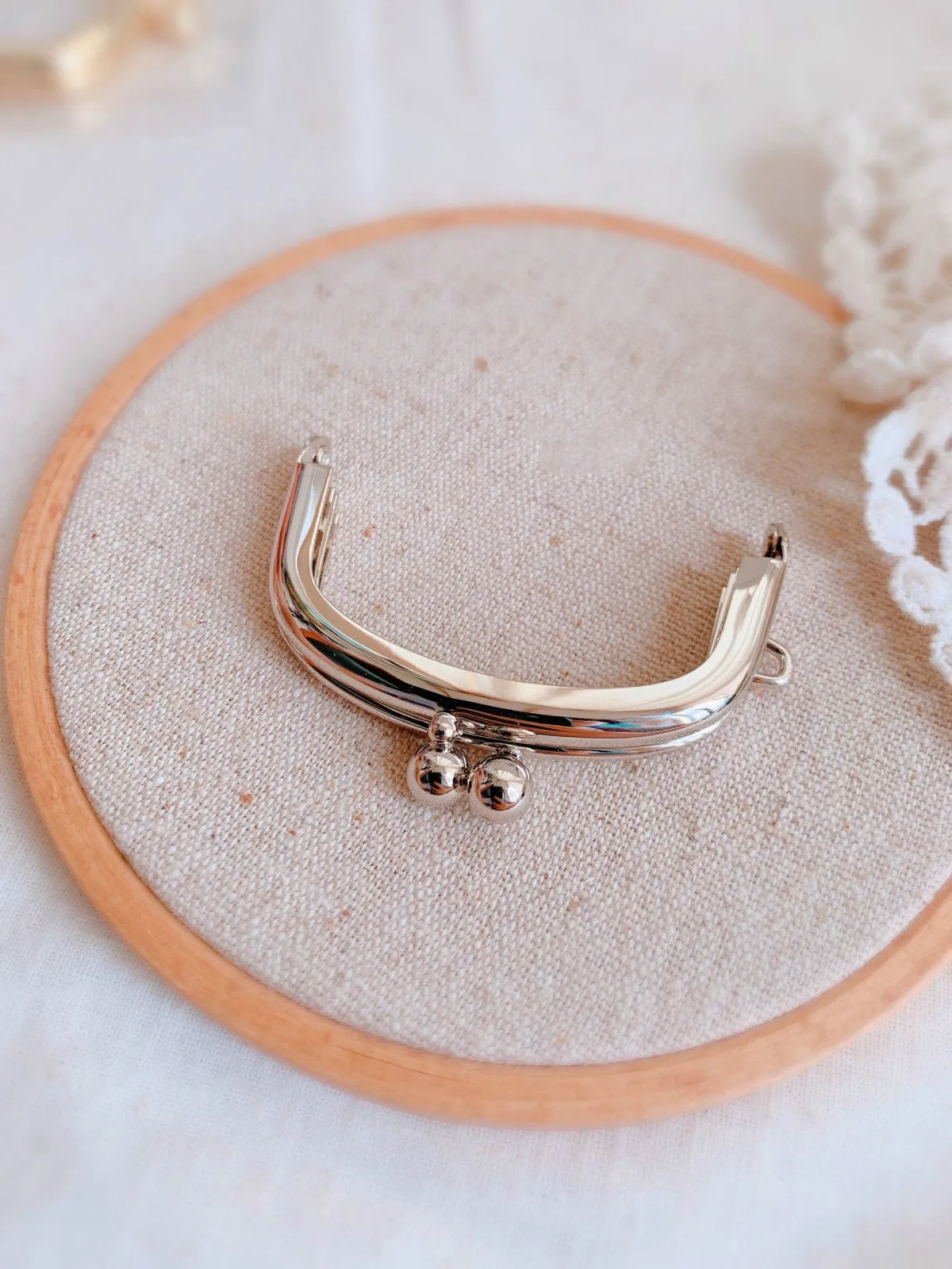5.5cm Mini Purse Frame Mini Coin Purse Frame 5.5cm x 3.5cm Rose Gold/Gold/Silver