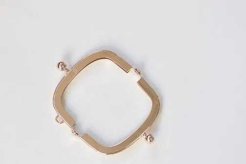 5.5cm Mini Purse Frame Mini Coin Purse Frame 5.5cm x 3.5cm Rose Gold/Gold/Silver