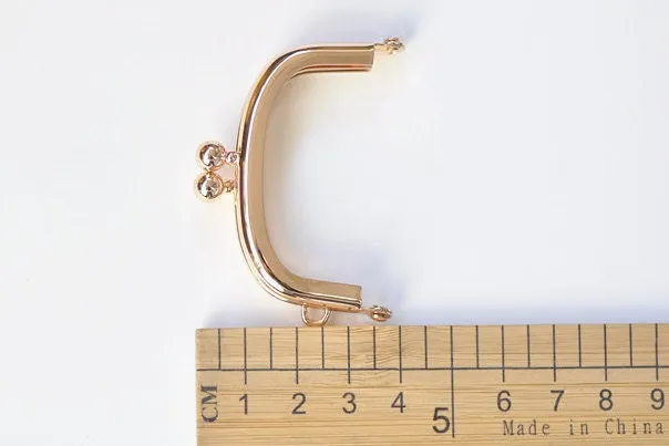 5.5cm Mini Purse Frame Mini Coin Purse Frame 5.5cm x 3.5cm Rose Gold/Gold/Silver