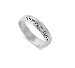 925 Pure Sterling Forever Love Ring