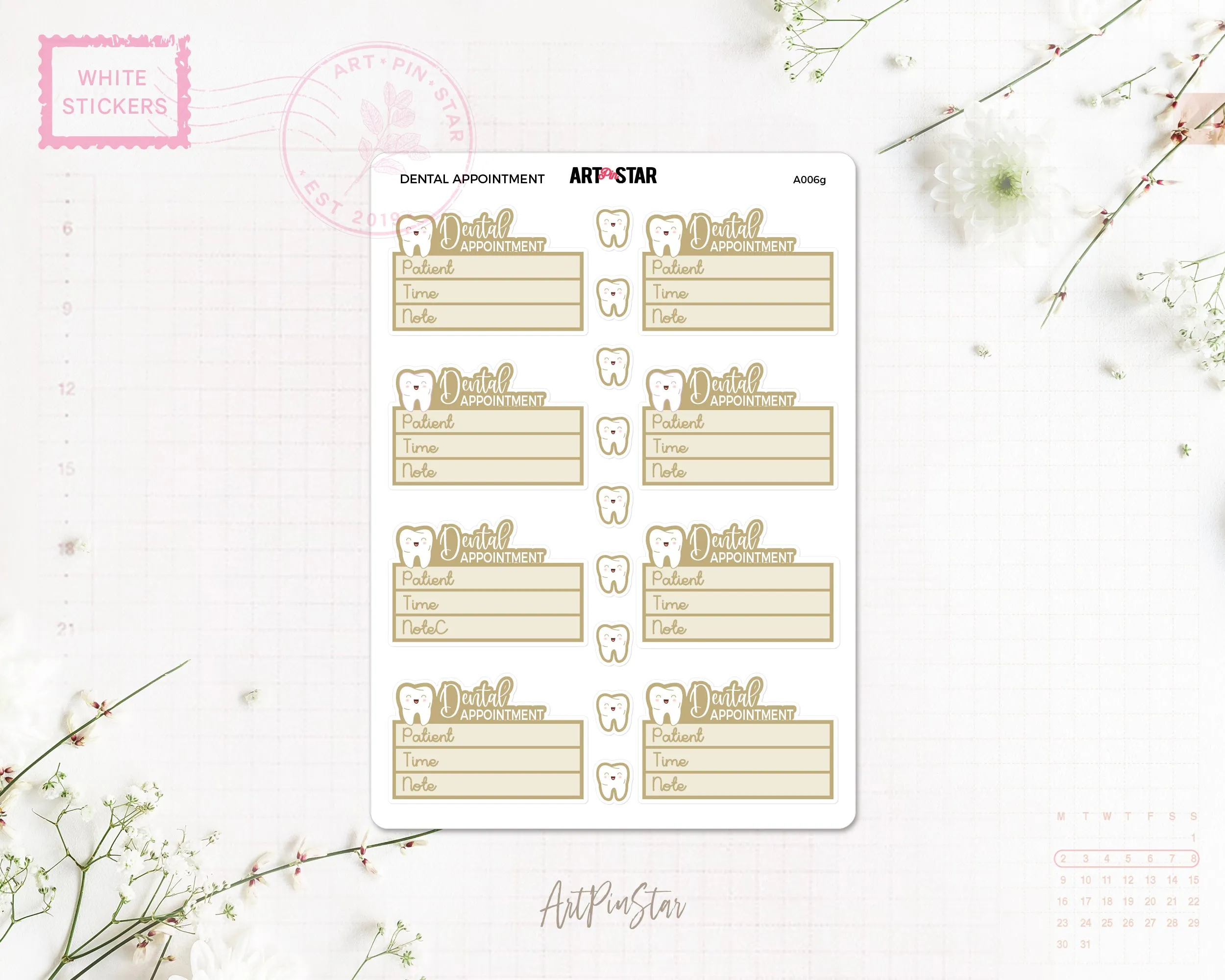 A006g | Dental Appointment, Gold