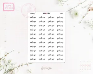 A125g | Lettering, pick-up