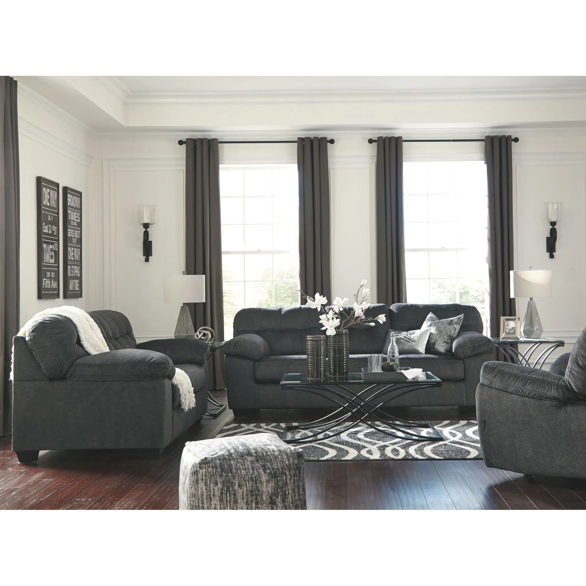 Accrington Loveseat - Granite