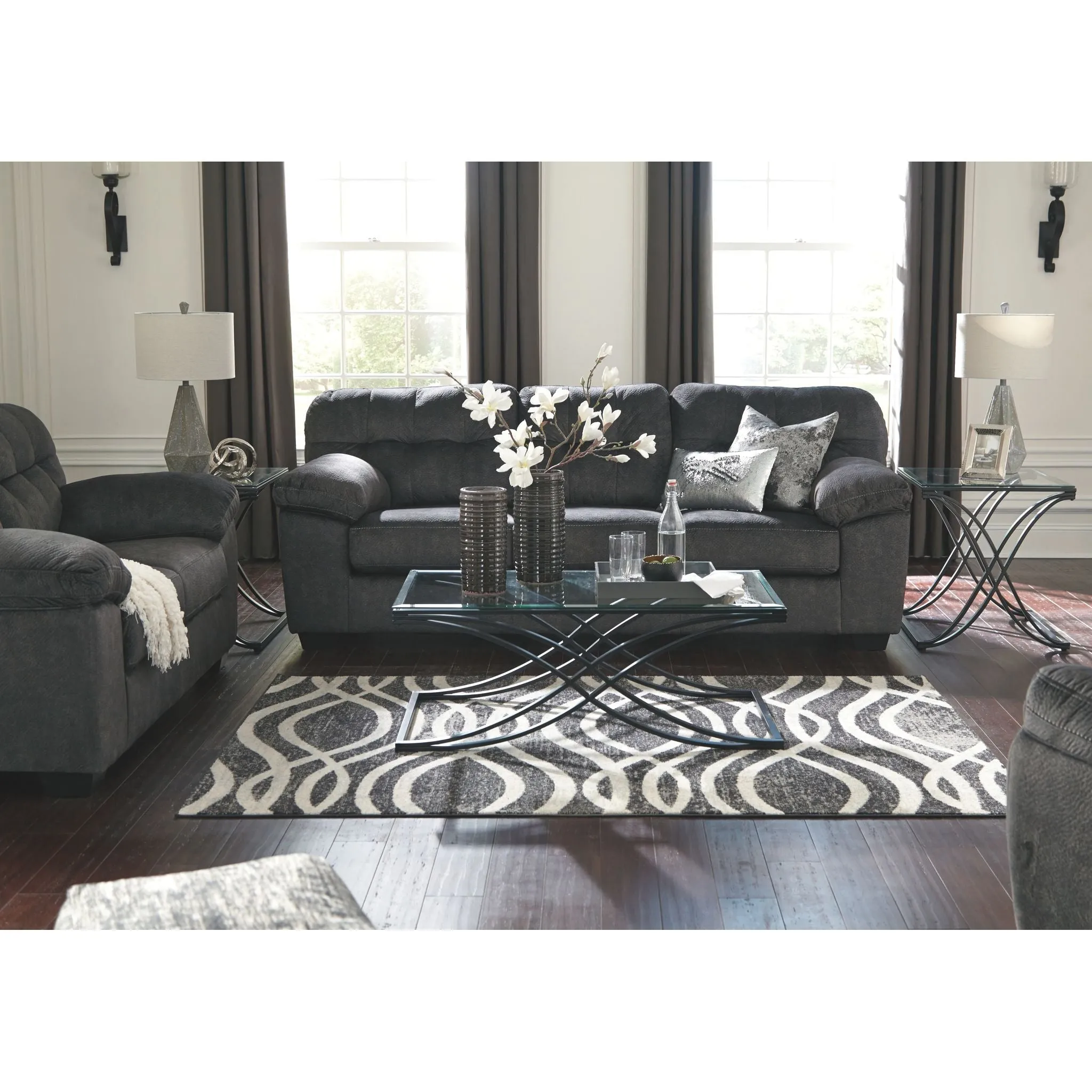 Accrington Loveseat - Granite