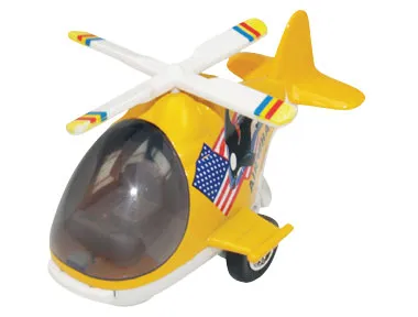 Air Whale Pullback Helicopters - SET of 6
