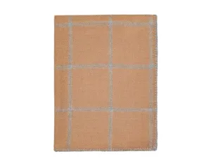 Alicia Adams Alpaca Graydon Throw in Camel and Light Grey
