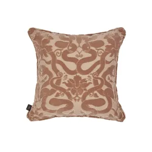 Anaconda Pink Velvet 45x45cm Cushion