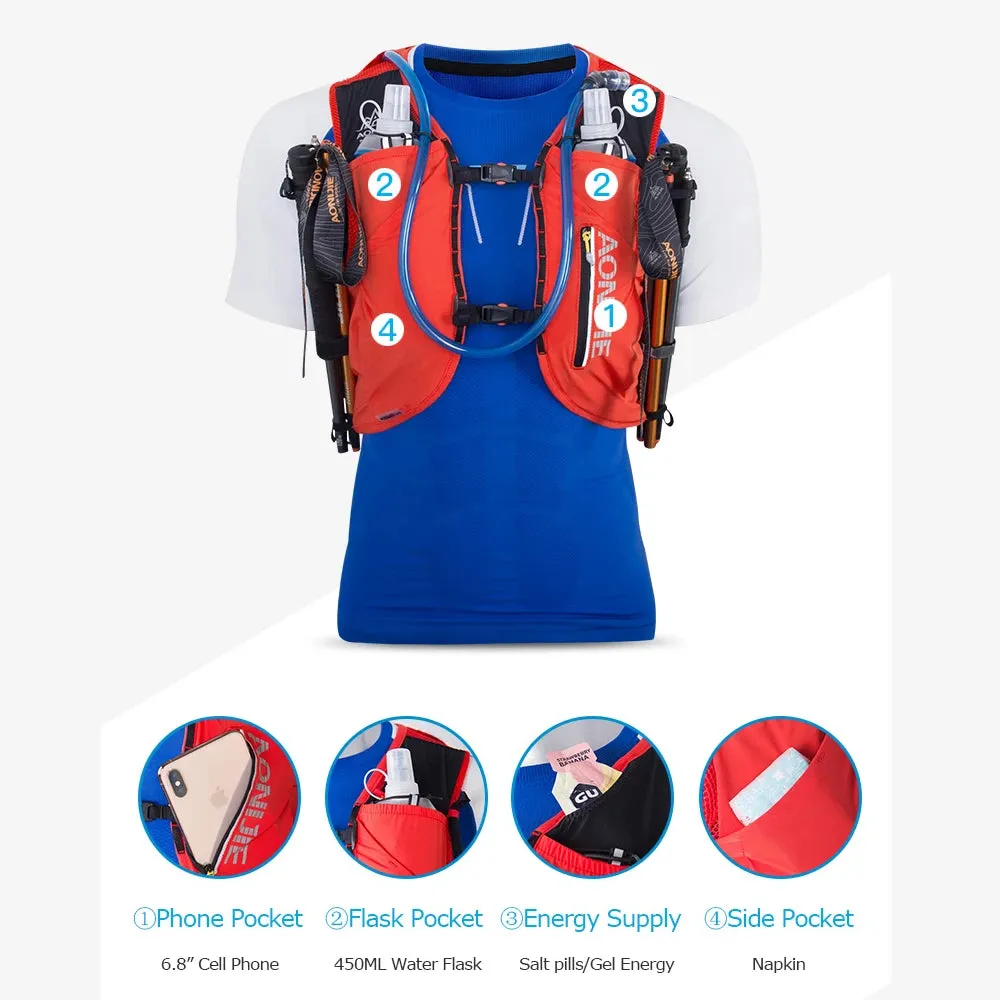 AONIJIE Hydration Rucksack and Bladder