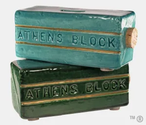Athens Block Piggy Bank