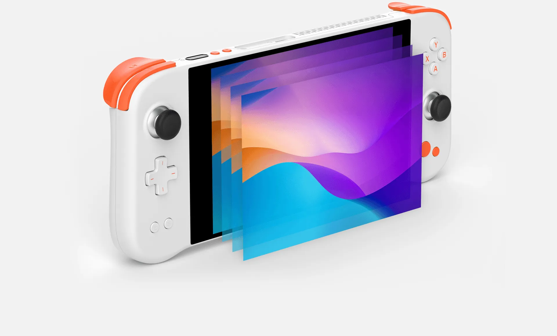 Ayaneo Next AMD Ryzen 7 5825U 16GB RAM 1TB SSD Handheld Gaming Console (Bright White)   Tempered Glass Screen Protector