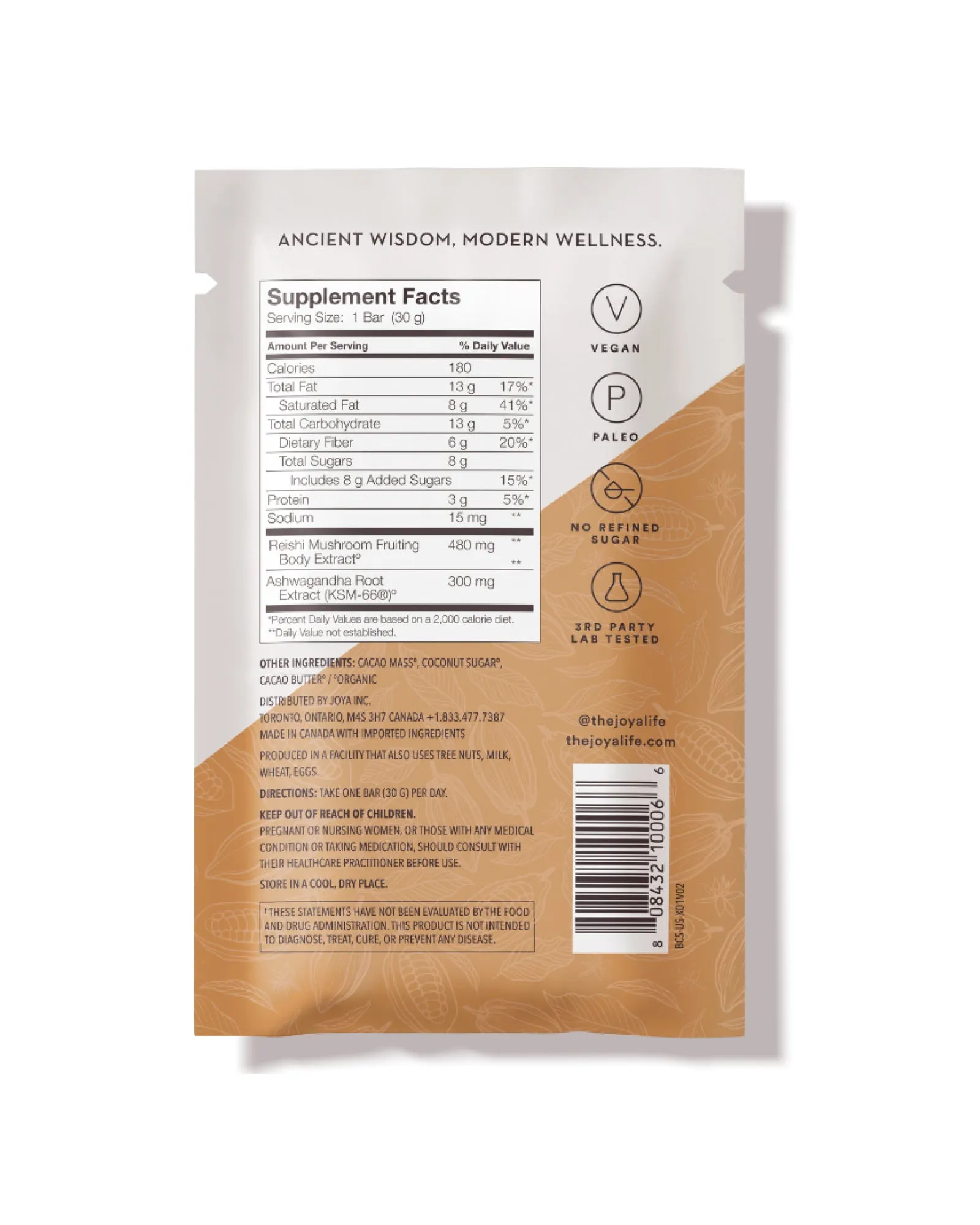 Balance 70% Cacao Functional Dark Chocolate