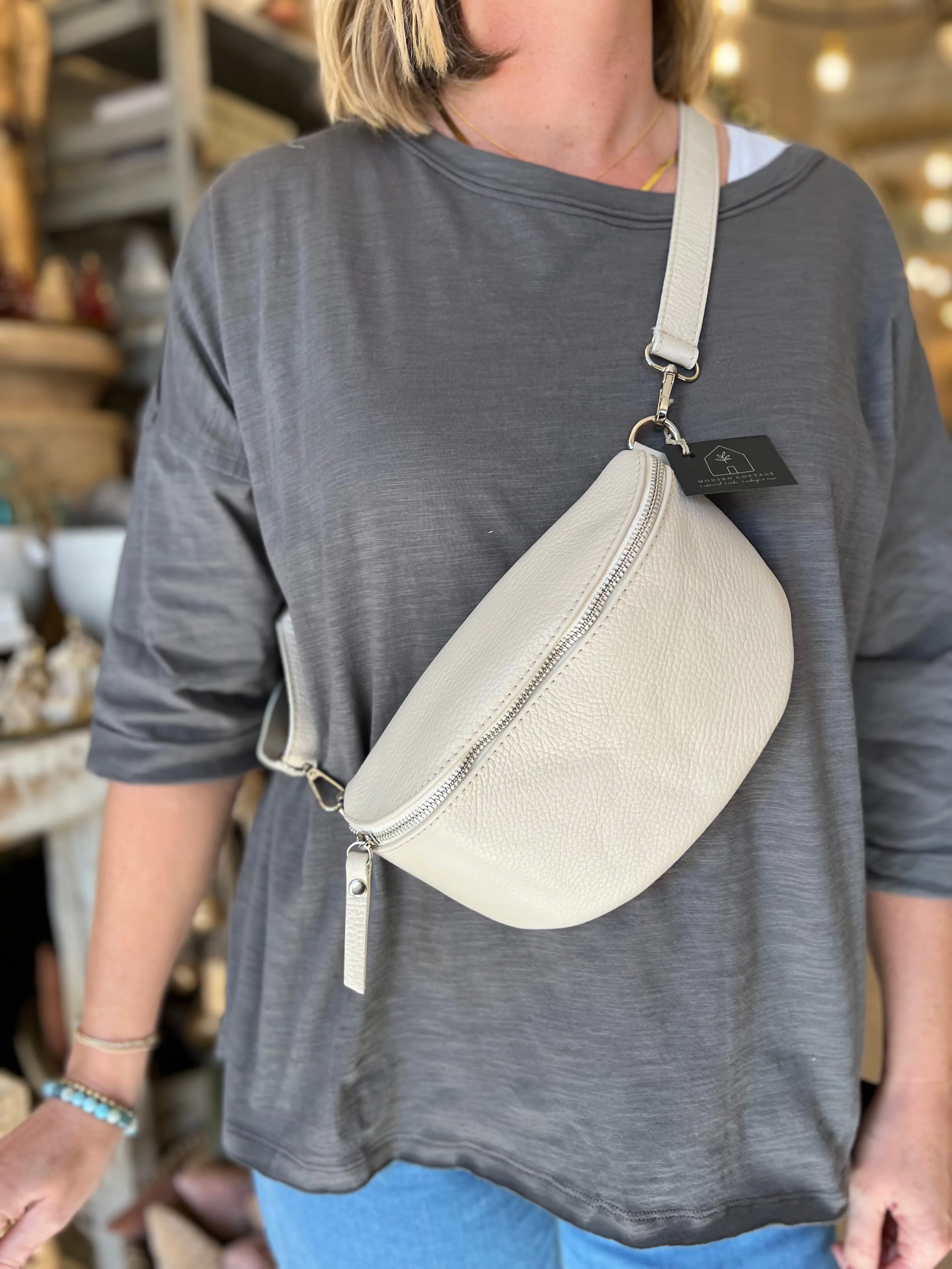 BC Leather Sling Bag