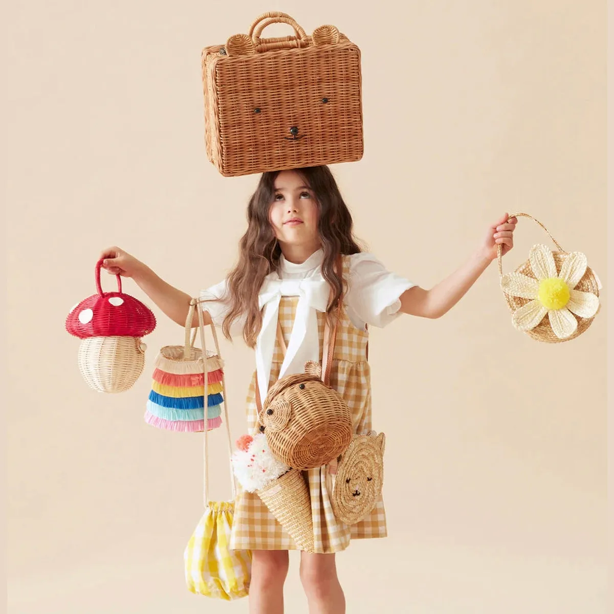 Bear Rattan Bag