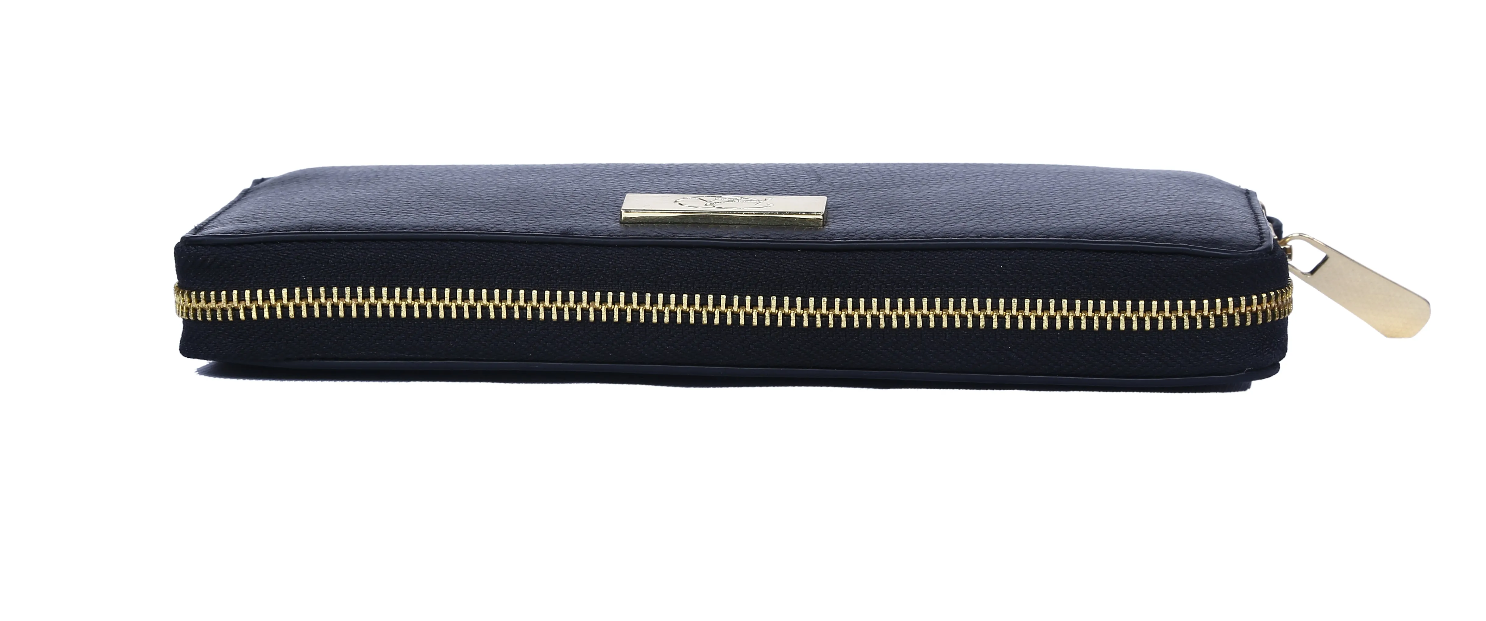 Black Genuine Leather Soft and Slim Wallet/Purse by ENAAF