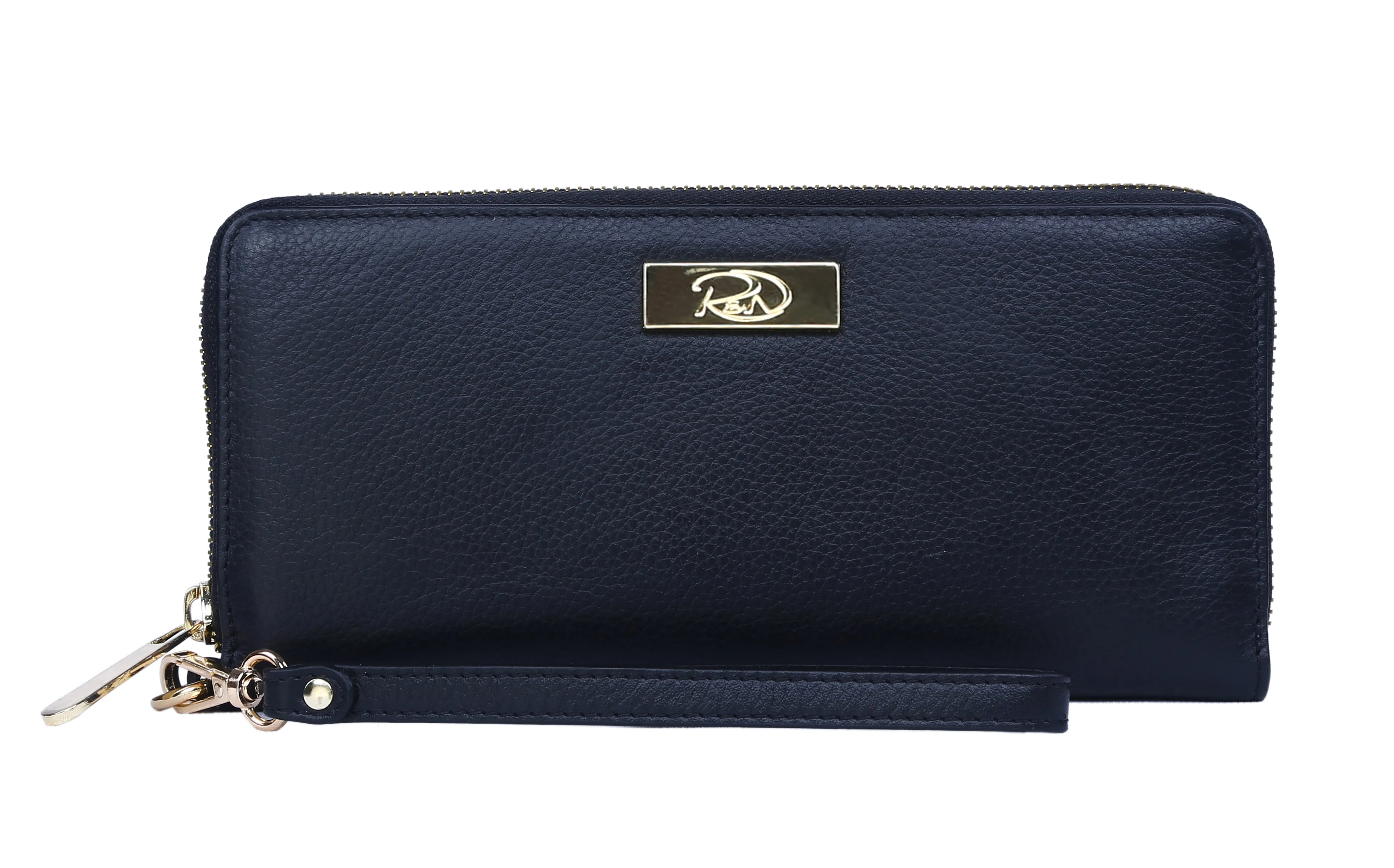 Black Genuine Leather Soft and Slim Wallet/Purse by ENAAF