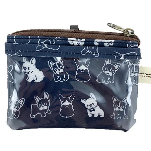 Blue French Bulldog Card & Coin Purse