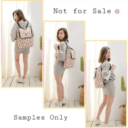 Blue French Bulldog Flip Backpack