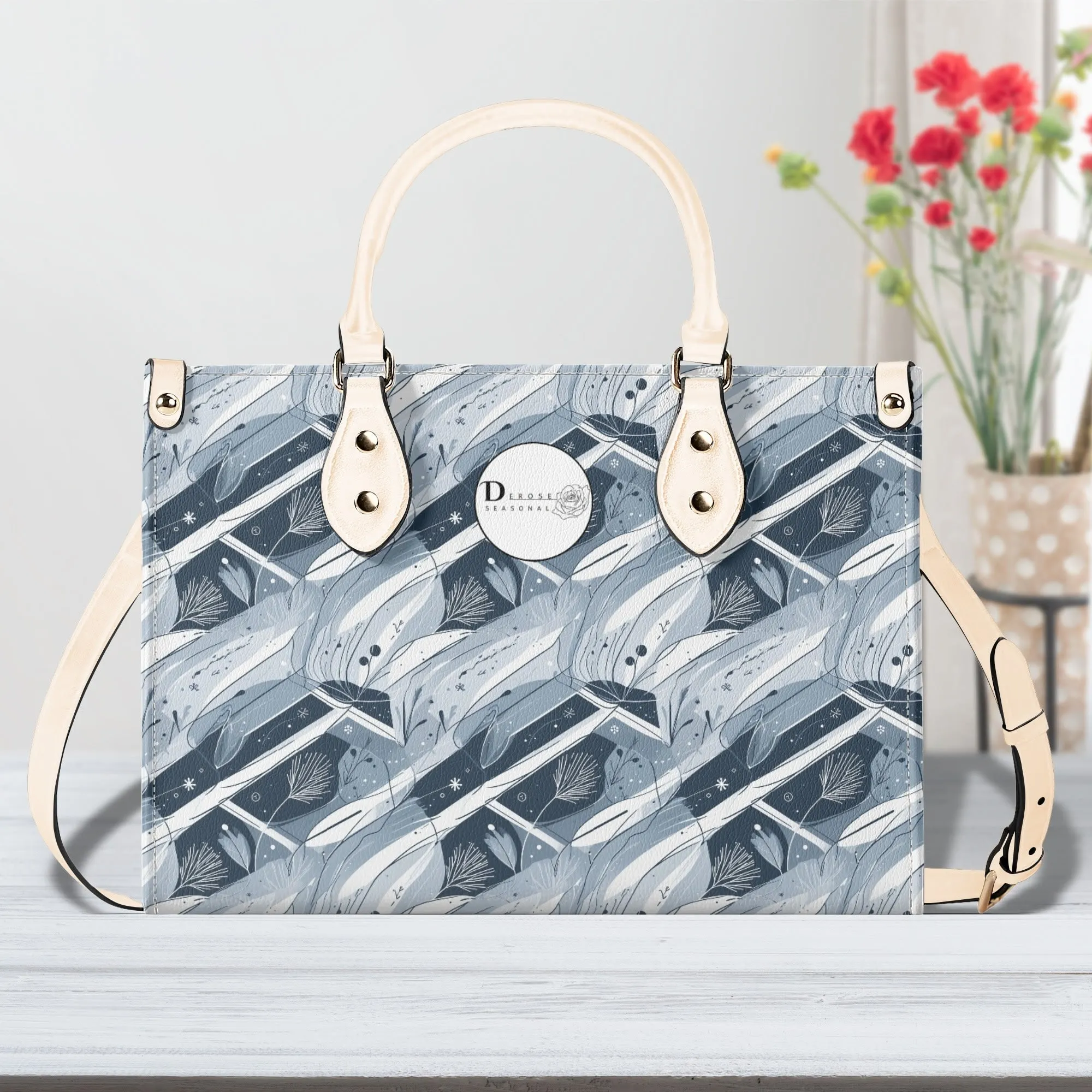 Blue Wind Luxury Women Leather Handbag (3 sizes)