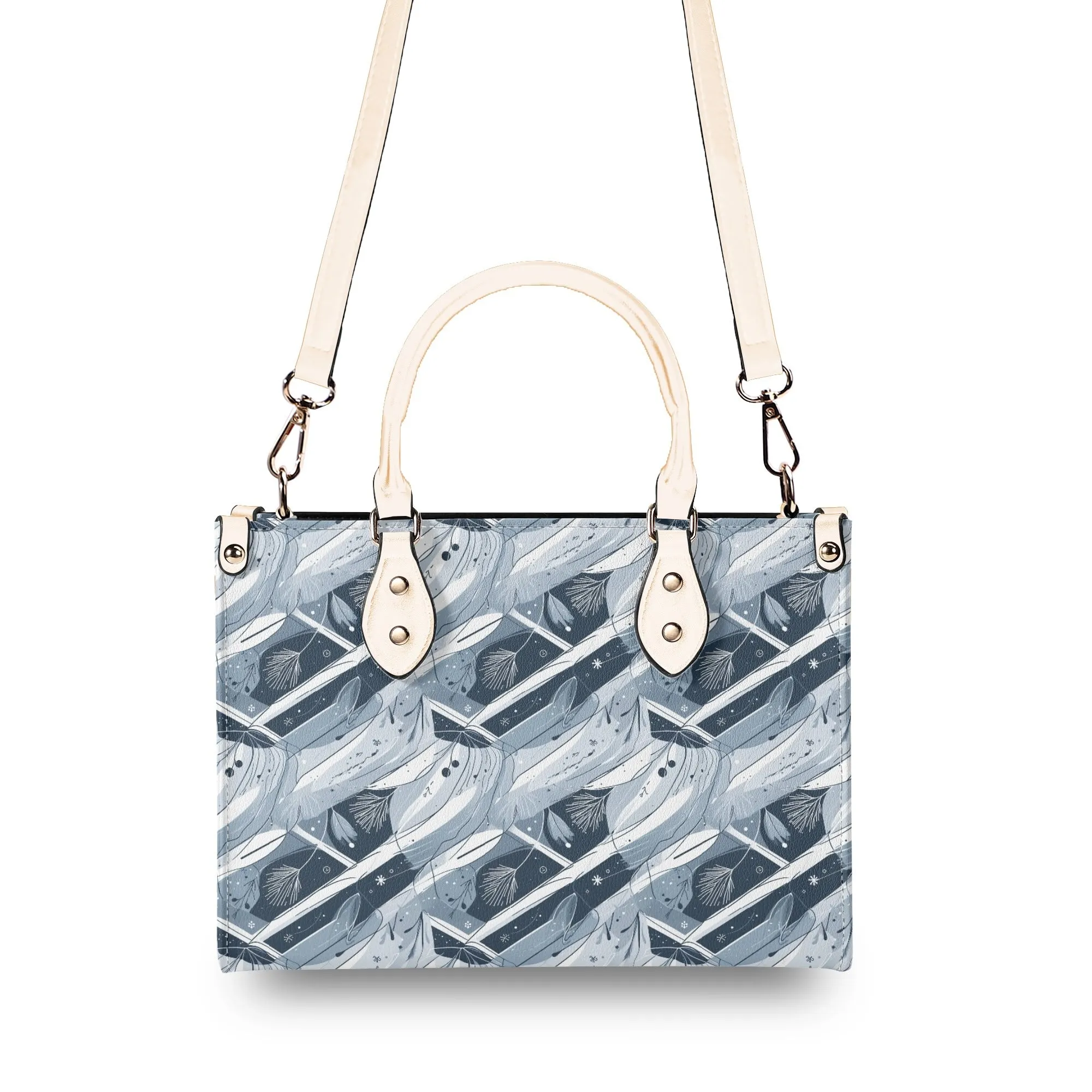 Blue Wind Luxury Women Leather Handbag (3 sizes)