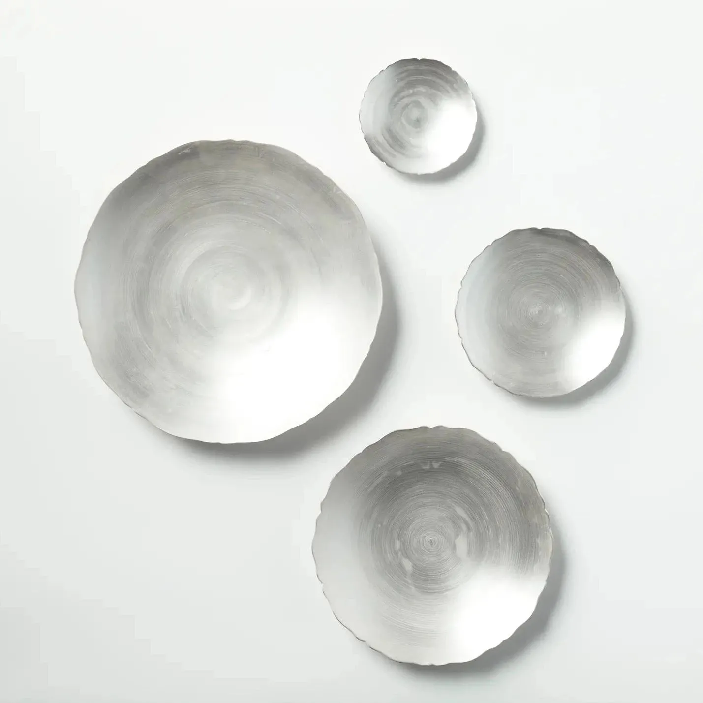 Botan Silver Dish, Large