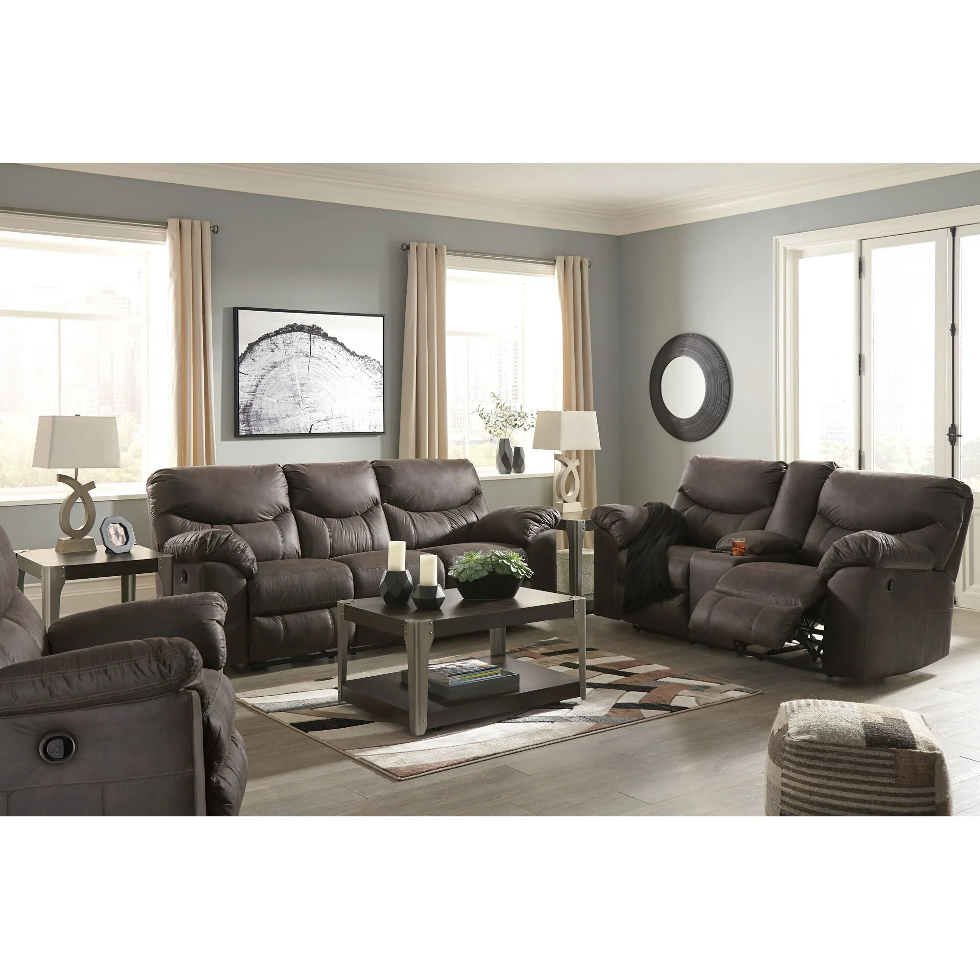Boxberg Reclining Console Loveseat