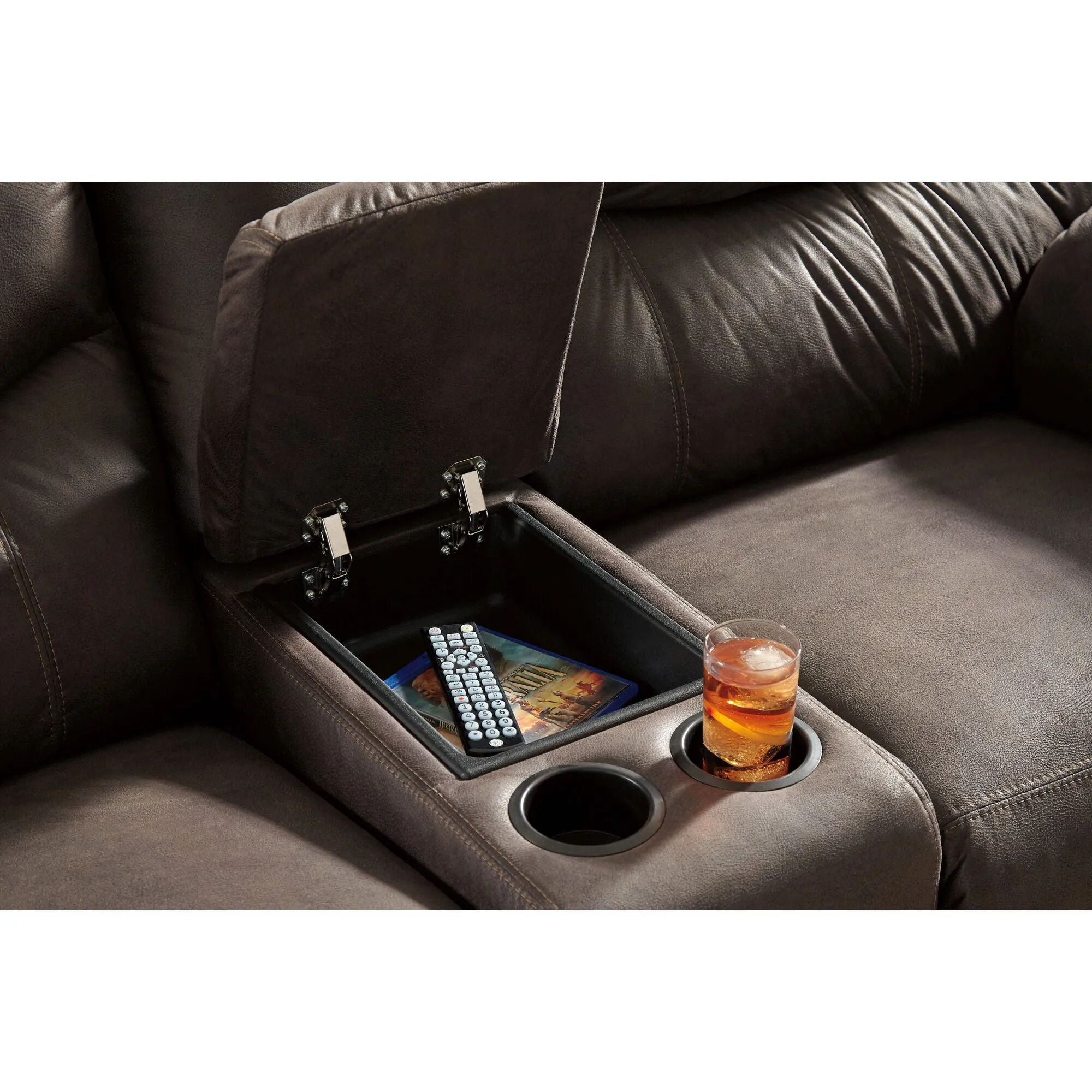 Boxberg Reclining Console Loveseat