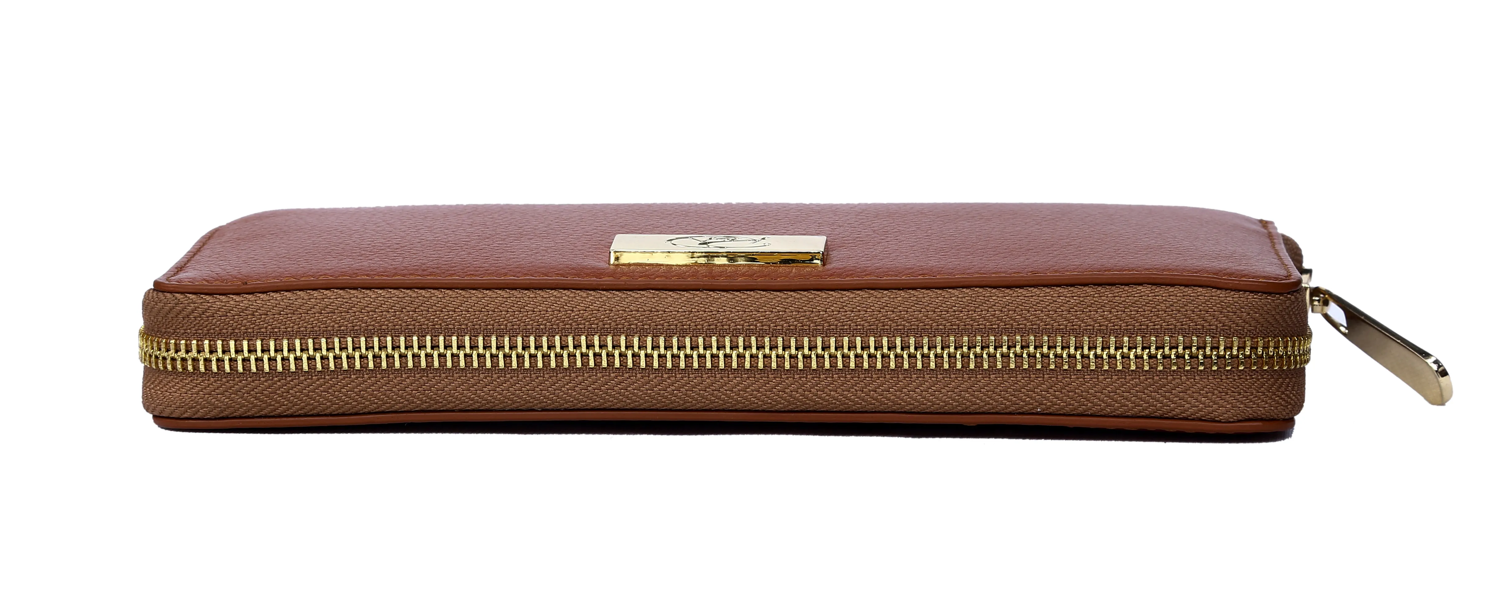 Brown Genuine Leather Soft and Slim Wallet/Purse by ENAAF