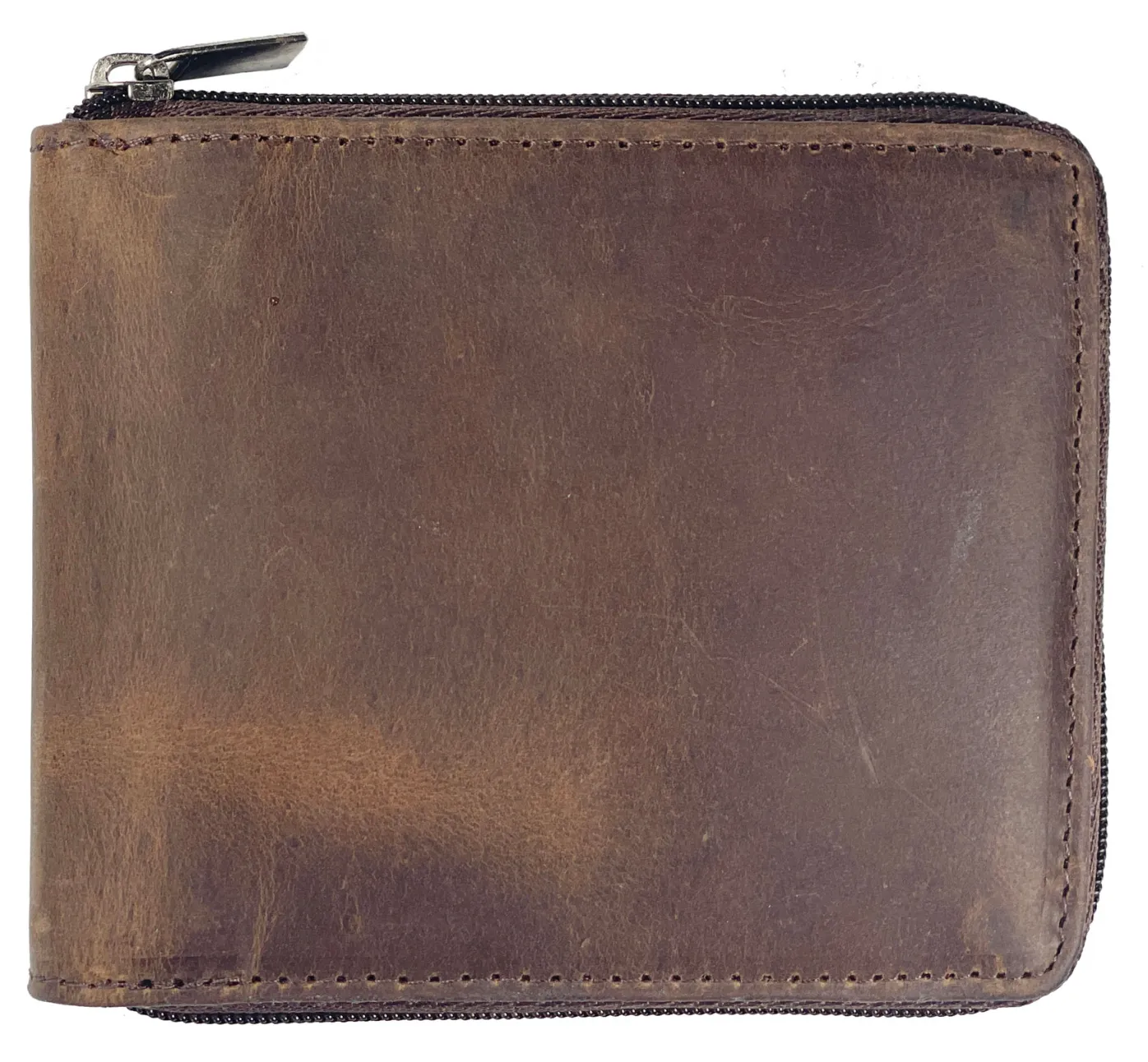 Bullz®  RFID Signal Blocking Zipper Mens Wallet TXB-RF5101